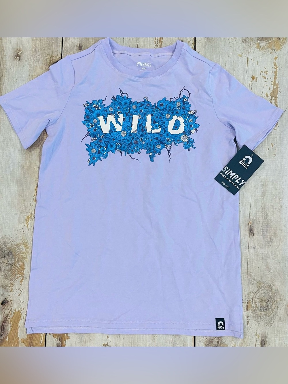 NWT Rags to Raches t-shirt “wild” 9/10